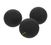 CALLARON 3 Pièces Balle de Squash Double Point Jaune, 38 à 40mm, Caoutchouc | Contrôle Précis pour Débutants, Entraînement et Pratique, Poids Standard de Compétition, Usage Club et Mur