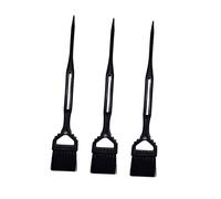 CALLARON 3 Pièces Brosses à Capillaire Applicateurs de Coloration pour Cheveux Brosse de Coiffure Pratique pour Usage à Domicile et Salon Couleur Aléatoire Couleur