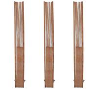 CALLARON 3 Pièces Cadres en Bois pour Éventail à Monter Soi-même 22 Cm, 30 Baleines Carbone Courbées Bleu-Vert, Kit DIY Pliable pour Décoration, Mariage et Événements Artistiques