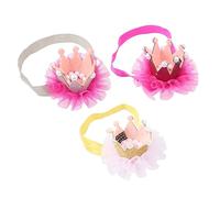 CALLARON 3 Pièces ensemble de bande de cheveux Fille Bandeau bandes spa enfant en bas âge Casque groupe