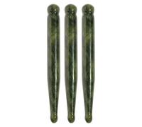 CALLARON 3 Pièces Jade Gua Sha Massager Sticks Deep Tissue Face Shaping Tool For Neck And Facial Sculpting Portable Acupressure Pen For Skin Care And Eye Revitalization