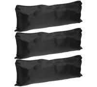 CALLARON 3 Pièces Paquet de Rangement pour Outils Imperméable, Boîte de Rangement pour Ustensiles de Barbecue, Fibre Chimique, Noir, Léger, pour Barbecue et Couverts, Activités de Plein