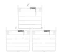 CALLARON 3 Pièces Porte de Cage à Oiseaux Blanche en Plastique Ressorts, Accessoire Polyvalent pour Propriétaires d'oiseaux, Empêche Les Oiseaux de S'échapper, Remplacement Facile
