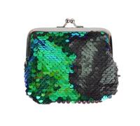 CALLARON 3 pièces Porte-Monnaie Femme Petit Sequins Mini Portefeuille Mode pour Cartes et Petits Objets Anniversaire Fille
