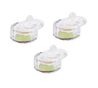 CALLARON 3 Pièces verre à ongles poudre UV gobelet liquide pour les ongles coupe manucure tasse d'art d'ongle fournitures de salon de manucure accessoire de mélange de manucure Un verre