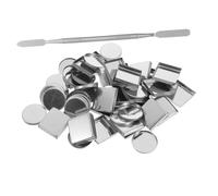 CALLARON 31pièces Pans Métalliques Pour Maquillage Pans Et Carrés Pour Fards à Paupières Blush Avec Spatule De Pour Cosmétiques