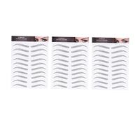 CALLARON 3feuilles Autocollants Pour Sourcils Imperméables Temporaires De Maquillage Pour Sourcils Clairsemés