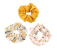 CALLARON 3pièces Anneaux à Cheveux Mousseline Chouchous Pour Queue De Cheval Élastiques Pour Femmes Couvre-chefs Élastiques Style Aléatoire