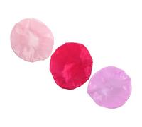 CALLARON 3pièces Bonnets Larges Bords Pour Garçon Fille Confortables Et Respirants Bande Élastique Coloris Candy Pour Sommeil Et Soin Des Cheveux