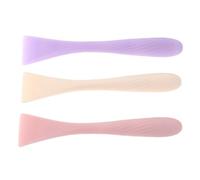 CALLARON 3pièces Brosse Applicatrice Masque Visage Silicone Lot De Brosses Et Spatules Pour Masque Et Gel Outils De Beauté Pour Nettoyage Facial