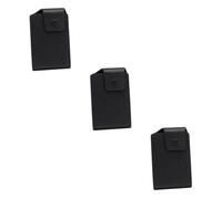 CALLARON 3pièces De Rangement Multifonction avec Boucle Porte-Cartes Et à Monnaie pour Hommes Noir