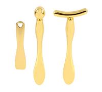 CALLARON 3pièces Eye Massage Spoon Set Alloy Facial Tool for Eye Care Reduce Puffiness Dark Circles Compact Portable