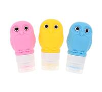 CALLARON 3pièces Flacons de Lotion Multi-usages Contenants pour Shampoing Flacons Distributeurs Souples et Légers Couleur Aléatoire