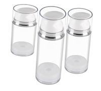 CALLARON 3pièces Lot De Flacons Pompes Airless Rechargeables Et Vides Pour Lotions De Voyage Contenant Pratique Pour Ranger Lotion Après-shampoings Et Crèmes