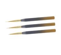 CALLARON 3pièces Lot de Pinceaux Fin pour Manucure Outil de Nail Art Peinture à Ongles Stylos Liners pour Dessin de Motifs