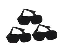 CALLARON 3Pièces Masque De Occultant Noir Lot Pour Voyage Et Siestes Ne Fait Sur Yeux