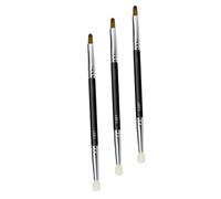 CALLARON 3pièces Pinceau Eyeliner Correcteur Double Tête Pinceau Éponge Maquillage Multi-usages Correcteur de Teint Eyeliner