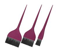 CALLARON 3pièces Pinceaux Teinture Cheveux Set Poils Manche Antidérapant Application Coloration Cheveux Peigne Applicateur Kit Teinture Coiffure