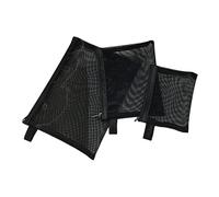 CALLARON 3pièces Trousse De Maquillage Filet Trousse De Toilette Portable Organisateur De Pochette De Maquillage avec Fermeture Éclair