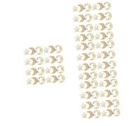 CALLARON 4 Ensembles Charmes De Décoration Pour Ongles Et Lunes Accessoires Nail Art Élégants 30 Pièces * 4