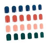 CALLARON 4 Ensembles Éclats d'ongles Kit de manucure Autocollant Nail décoration d'art d'ongle faux ongles