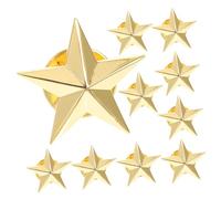 CALLARON 4 Ensembles Épingles Étoile Lot De Insignes De Costume Pour Fête Et Memorial Day Accessoire De Décoration Pour Adultes 10 Pièces * 4