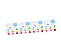 CALLARON 4 Ensembles Étui À Lentilles De Conteneur De Lentilles Cosmétiques Cas Clair Œil Petit Porte-lentille De Poche Case D'objectif De Voyage 12 Pièces * 4