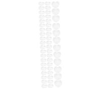 CALLARON 4 Ensembles Protège-branches De Lunettes Antidérapant Poignées D'oreille De Lunettes Conseils Retenue De Tempe De Lunettes Moulable Blanche Gel De Silice 10 Paires*4