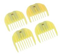 CALLARON 4 Pièces accessoires de tondeuse à cheveux Hommes guide de la tondeuse à cheveux tondeuse cheveux peignes de guidage de tondeuses accessoires de barbier Noir Couleur Aléatoire