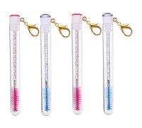 CALLARON 4 Pièces Brosse à Cils avec Tube Flacon de Mascara Vide Applicateur pour Extensions de Cils Contenant pour Maquillage