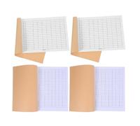 CALLARON 4 Pièces Livre de Comptes Blanc en Papier pour Petites Entreprises Registre de Finances Personnelles et Journal des Dépenses Professionnelles, pour Bureau et Entrepôt