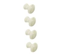 CALLARON 4 Pièces Masseur aux pierres de champignons rouleau de visage brosse corporelle pour masseur de visage en forme de champignon pierre de massage pour adulte jade