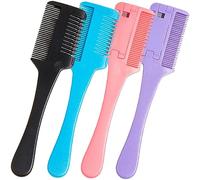 CALLARON 4 Pièces peigne de coupe couper rasoir Garniture peignes peigne à cheveux outils de coupe de cheveux peigne de coiffeur outils de coiffeur outils de coiffure Peigne de coiffure pp