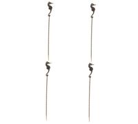 CALLARON 4 Pièces tirage au poker outil clé accessoires de cigares aiguille de tirage de en laiton punaise de fournitures de cigares