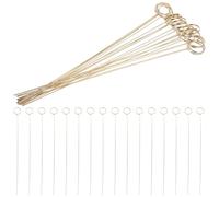 CALLARON 40 Porte-Cartes Métalliques Dorés de Fleur, Clips Porte-Photos Décoratifs Grands Ronds, Détenteurs de Cartes Multifonctions pour Mariage, Bureau et Fête