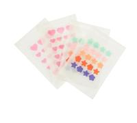 CALLARON 4feuilles Patchs Hydrocolloïdes Invisibles Pour Visage Patchs Mini Anti-acné Colorés Confortables Et Auto-adhésifs Fleurs Étoiles Cœurs Roses