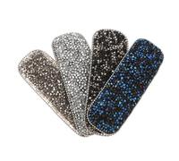 CALLARON 4Pièces Barrettes à Carrées Cristal Pour Filles De Clips Métalliques Colorés Pour Amusantes Et Élégantes Accessoires Pour Garçon Fille Pour Toutes