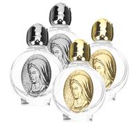 CALLARON 4pièces Bouteille Eau Bénite Verre Petite Bouteille Eau Bénite Vide De Bénédiction Rechargeable De Bénédiction pour Décoration Église