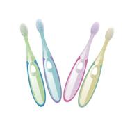 CALLARON 4Pièces Dents Souple pour Garçon Fille Outil Poils Doux pour Développer de Bonnes Habitudes de Brossage Filles Couleurs