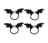 CALLARON 4Pièces Élastiques à Fille Forme De Chauve Souris Squelettique Accessoires