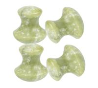 CALLARON 4pièces Guasha Forme de Champignon pour Visage Pierres de Massage Jade Outils de Massage pour Visage Beauté