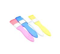 CALLARON 4pièces Kit De Pinceaux De Maquillage Pour Masque Facial Mélange De Boue Outils De Beauté Pour Soin Du Visage Blanc Rose Jaune Bleu