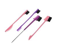 CALLARON 4pièces Peigne De Toilettage Des Sourcils Brosse De Maquillage Pour Cils Sourcils Séparateur De Cils Outil De Maquillage Compact Et