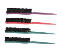 CALLARON 4pièces Peigne Plat Pour Barbier Peigne Fondu Professionnel Outils De Coiffure De Cheveux Brosse Coiffante Antistatique