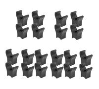 CALLARON 5 Ensembles Bloc De Support Pour Partie Rail Conduire Des Pièces De Accessoire Black Plastique Abs 4 Pièces * 5
