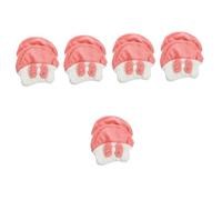 CALLARON 5 Ensembles Bonnet De Absorbant L'Eau À Séchage Rapide Serviette À Cheveux Portable Rapide Coton Absorbant L'Humidité Anti-Frisottis Pour Femmes Capuche Douce 2 pièces * 5