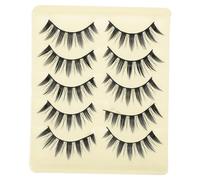 CALLARON 5 Faux Cils Longs et Épais Effet Naturel Double Paupière Volume et Allongement Extensions Cils Pack Maquillage