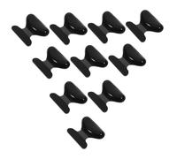 CALLARON 5 Paires Plaquettes de nez antidérapantes coussin de nez de lunettes poignées Télevés à nez tampon à nez coussinets de lunettes pour le nez Gel de silice Black