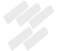 CALLARON 5 Pièces Intercalaires pour Organiser Notes et Signets de Classeur en Plastique Séparateurs à 3 Anneaux Format Mini pour Bureau et Étudiants pour Cahiers