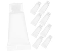 CALLARON 50 Pièces Tuyau de distribution récipient recharge soin du visage crèmes bouteille de voyage flacon de voyage tubes souples pour lotion mini flacon de fond de teint pe Transparent